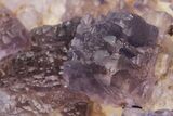 Purple Cubic Fluorite w/ Second Generation Growth - Cave-In-Rock #208827-4